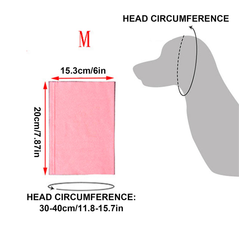 Earmuffs for Dogs, Pack of 2 Soft Cotton Material Earmuffs Head Cover Dog Hearing Protection to Keep Warm Beauty Noise Reduction Relaxation (Medium)