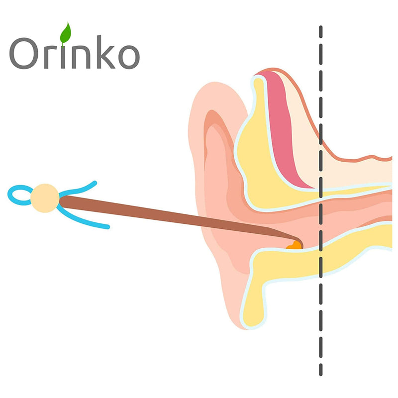 Orinko - Bamboo Ear Cleaner 10x - Ear Cleaner for Human - Ecologic and Reusable for Life - Get Rid of Cotton Swabs - [SATISFIED OR REFUNDED]