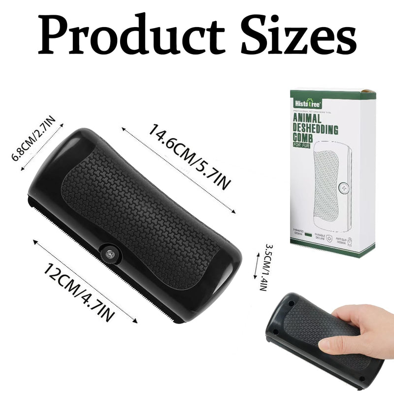 Deshedding Pet Brush, Grooming Brush for Dogs, Rabbits, Cats, Horses, Easy Long Hair Removal for Dogs, Pet Hair Remover Comb - PawsPlanet Australia
