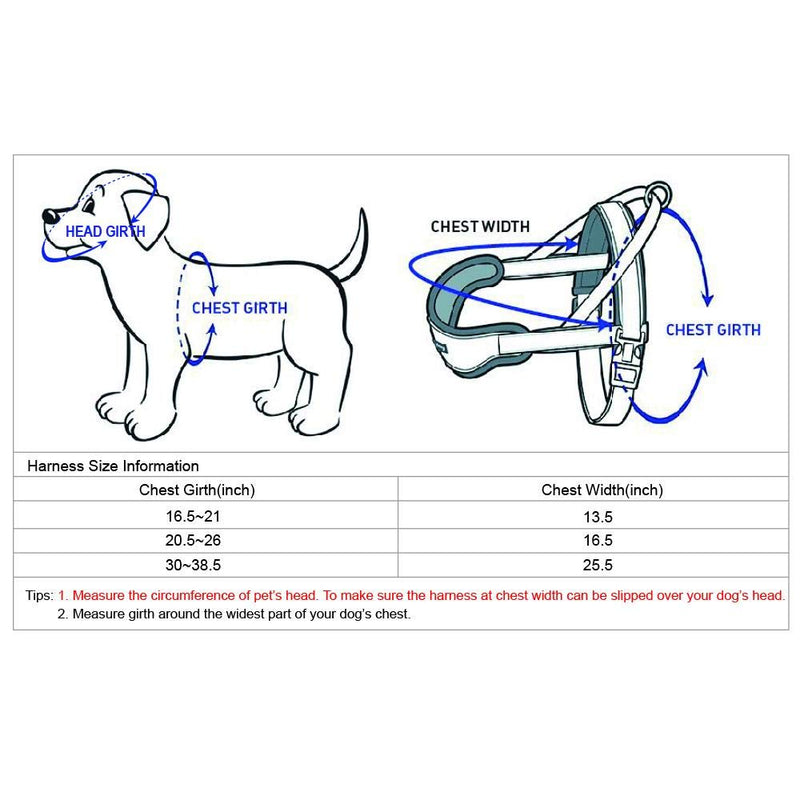 Blueberry Pet Soft & Comfy Multi-Colored Stripe Fleece Padded Chest Dog Harness, Chest Girth 16.5" - 21", Grey, Small, Adjustable No Pull Training Harness for Dogs - PawsPlanet Australia