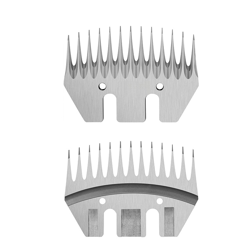 Sheep Clippers Replacement Blades, Professional Stainless Steel Clipper Blades for Thick Coat Animals SheepClipper-Blade