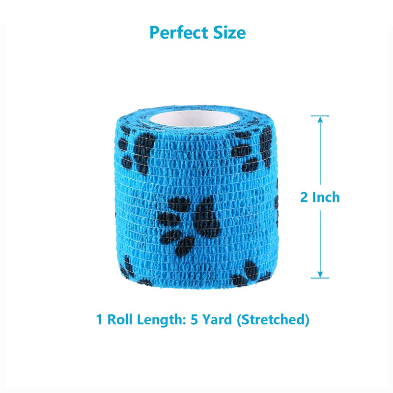 Self-Adhesive Bandage with Dog Scissors Set for Pet Care - PawsPlanet Australia
