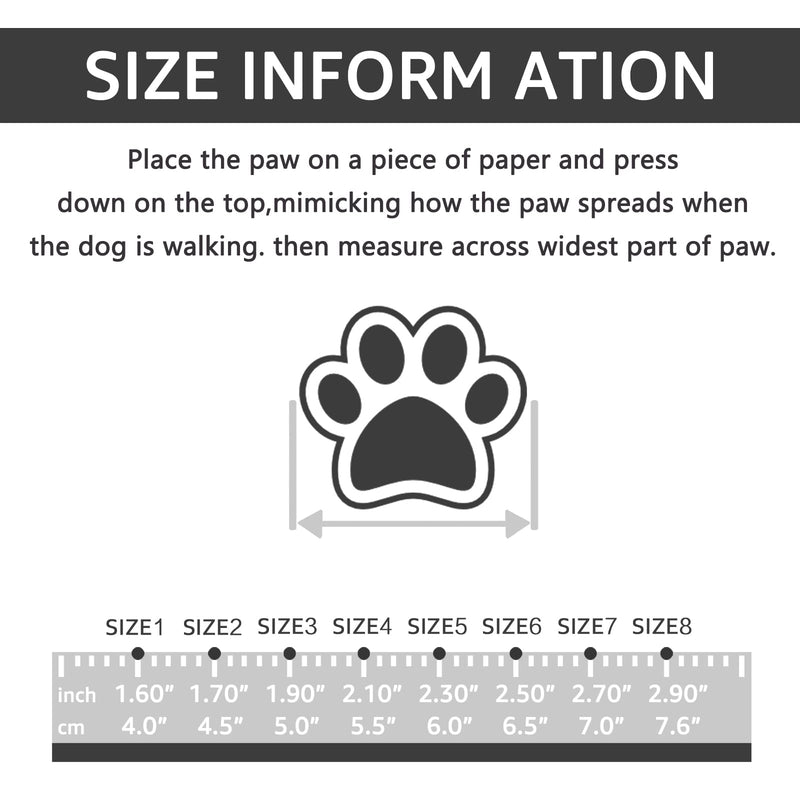 Dog Shoes, Outdoor Dog Boots Non-Slip Waterproof Dog Booties for Medium to Large Dogs 4Pcs for Winter Snowy Day, Summer Hot Pavement with Rugged Sole Black Size 5:（2.51''x2.36'')(L*W) for 41-60lbs - PawsPlanet Australia