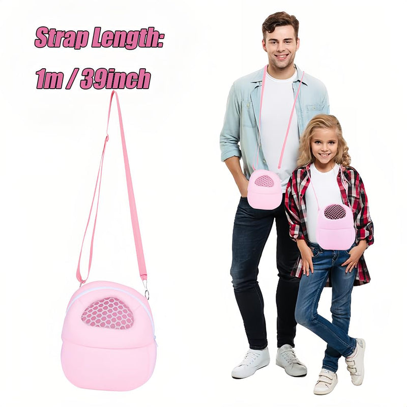 Hamster Carrier Bag, Small Animal Carrier Pouch Hamster Outdoor Hangbag Breathable Outgoing Travel Carrying Sling Case with Adjustable Straps - PawsPlanet Australia