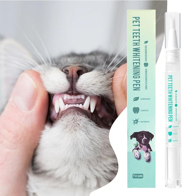 Teeth Cleaning Gel for Dogs - Teeth Cleaner for Dogs - Brush-free - Home Daily Care Products for Puppies and Kittens