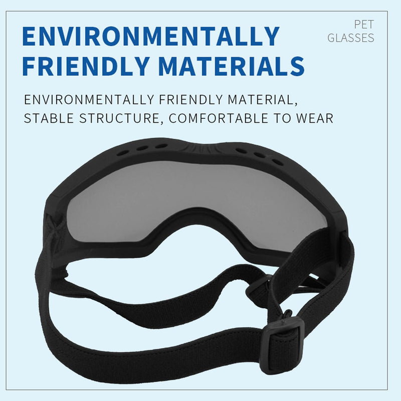 Dog Sunglasses,Doggles Anti-UV Protection,Pet Sunglasses with Adjustable Strap,Suitable for Motorcycle Car Driving Bike Riding Hiking Swimming Wind Dust Fog Dog Eye Protection Medium PinkGrey-M - PawsPlanet Australia