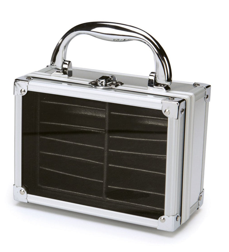 Top Performance Professional Clipper Blade Cases — Durable Aluminum Clipper Blade Cases for Professional Groomers, Chrome