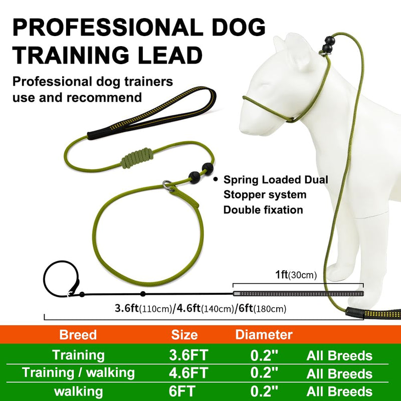 ?BeauGo|Dog Leash Slip Lead|Dog Training Leash,Trainer Rope Designed for DogTraining and NGKC Competition,No Pull Dog Lead & Collar,Trainer Rope for Small Medium Large Dogs.Slip Leads for Dogs 6 FT PINK Training(6FT*1.8M? - PawsPlanet Australia