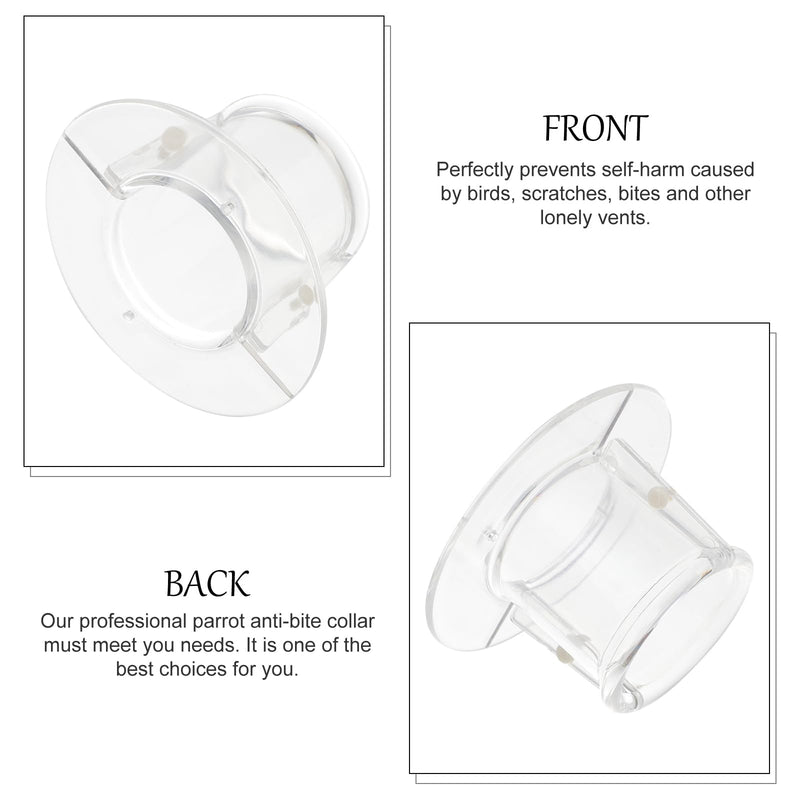 balacoo Bird Supplies Pet Parrot - Collar- - Grab Lick Wound Healing Safety Practical Neck Cover- Recovery Collars for Macaw African Budgies Parakeet African Necklace Picture 1 M - PawsPlanet Australia