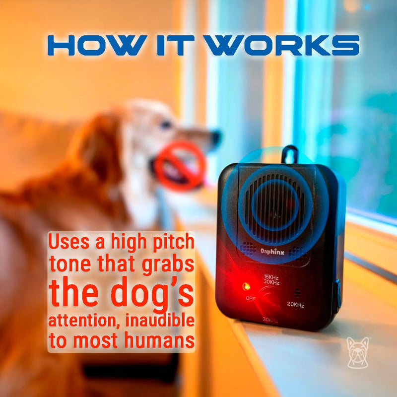 Anti Barking Device for Dogs, Bark Box, Barking Dog Deterrent, Barks no More Dog Training Device, ultrasonic Dog bark Deterrent, Stop Dog Barking Device up to 50 ft, In & Outdoor use 2024, Automatic - PawsPlanet Australia