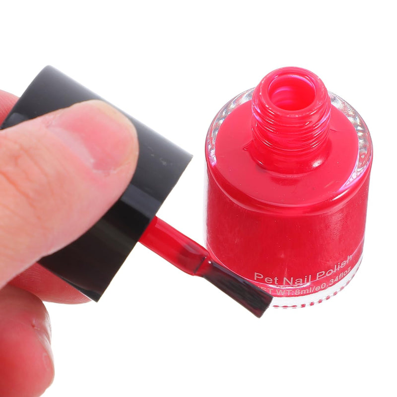 Dog Nail Polish Quick Dry Pet Nails Polish Set 6 Pcs Water-Based Healthy Paw Grooming Pet Dye Kit for All Pets - PawsPlanet Australia