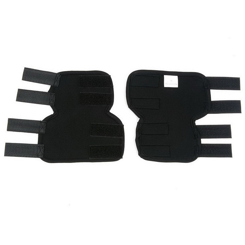 Zunea Dog Canine Rear Leg Hock Joint Brace 2Pack Hind Leg Wrap Protector and Extra Supportive, Leg Hock Joint Compression Sleeve for Wound Injury and Sprain Healing of Arthritis - (Black, L) Black