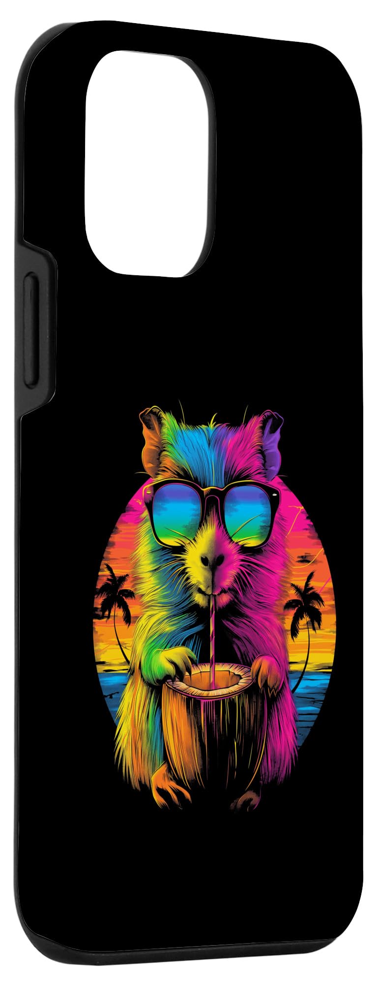 iPhone 12 mini Guinea Pig Pet Sunglasses Beach Popart Case iPhone 12 mini - PawsPlanet Australia