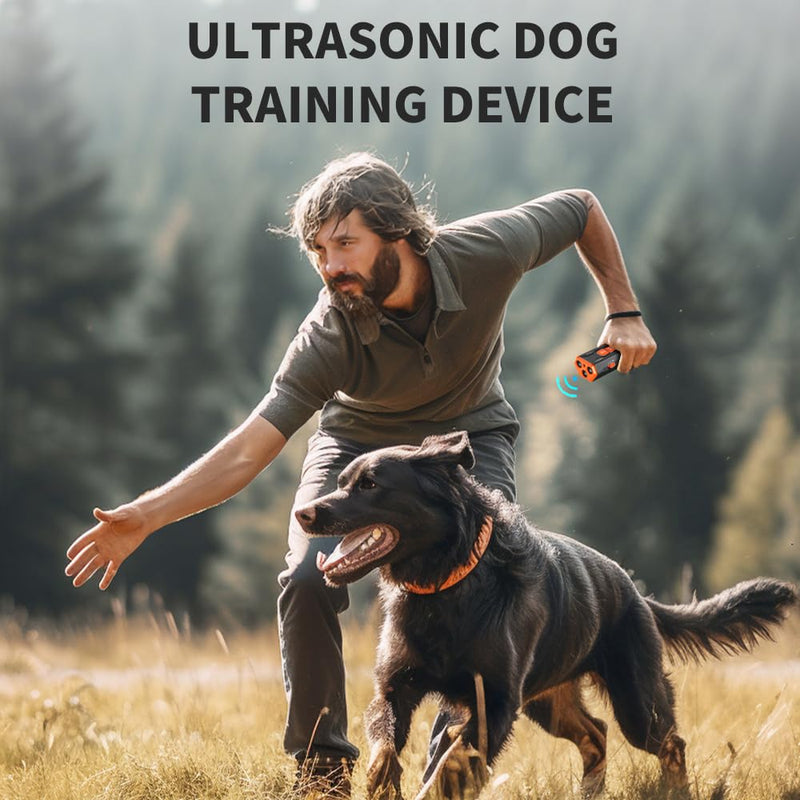 2025 Upgraded Dog Bark Deterrent Device - Anti Barking Devices for Dogs, Indoor Outdoor Use Rechargeable, Safe for Dogs & Humans, Portable No More Barks Ultrasonic Dog Training Device