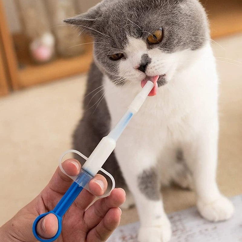 Tablet Feeder, Medicine Feeder, Pet Pusher Syringe, Pill Injector, Tablet Feeder, Nursing Pusher Shooter, Pill Feeder for Cats Small Dogs Helper Pills, Capsule