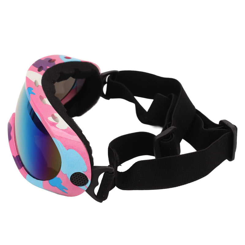Dog Sunglasses, Dog Goggles Pet Glasses Eye UV Protection Winproof for Dogs Eyes Protection Red Lens White Purple Frame - PawsPlanet Australia