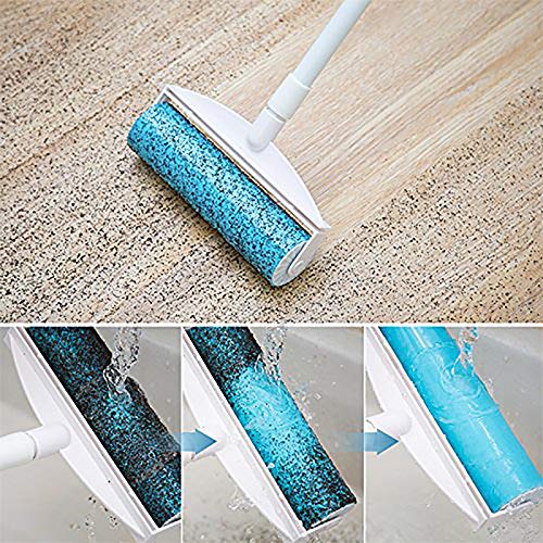 Sticky Resuable Tapeless Lint Roller Cat Dog Hair Remover With Long Handle Washable Tool Pet Shedding Brush Cleans your Suit/Sofa 3 Diffrent Size One Set - PawsPlanet Australia
