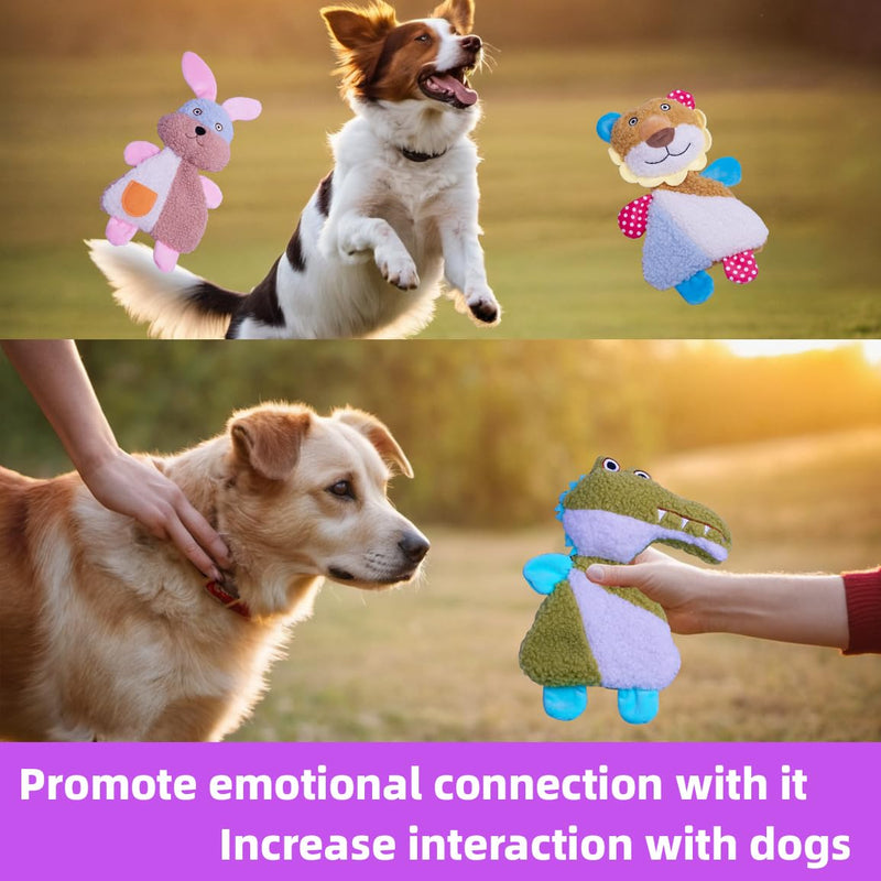 Big 5 Pack Dog Squeaky Toy for Keep Them Busy,Multipack Stuffed Crinkle Puppy Dog Toys Bundle,Chewing Dog Toys for Teething,Suitable for Small,Medium,and Large Dogs Breed - PawsPlanet Australia