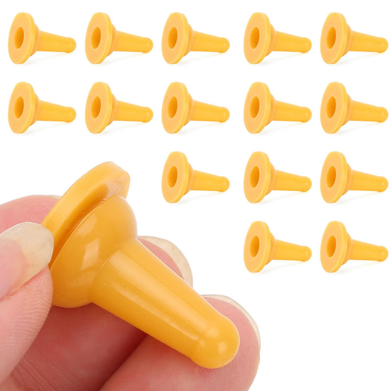 15 pcs Silicone Pet Breastfeeding Teats, Soft, Safe Pet Bottle Teats, Non-Collapsing, Rabbit and Kitten Bottle Teats for Cats and Dogs