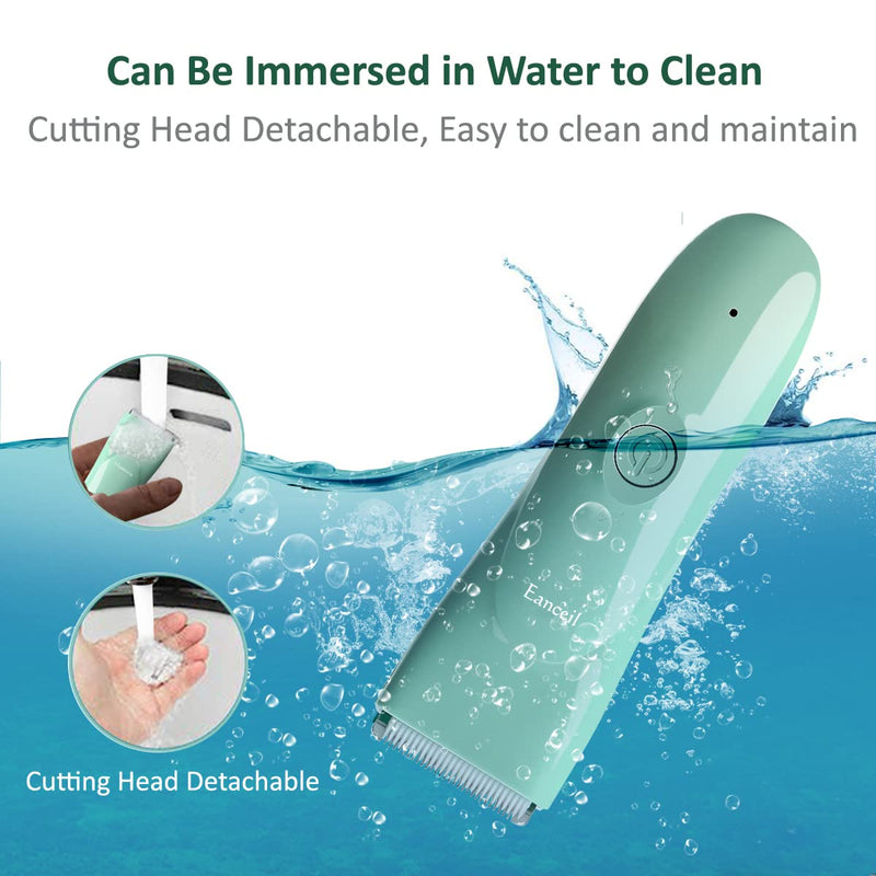 Baby Hair Clippers - Ultra Quiet Electric Hair Trimmer, Cordless Rechargeable Waterproof Haircut Kit for Kids Infants & Adult.