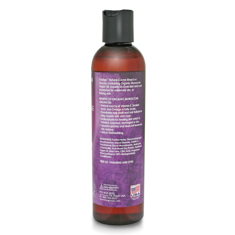 Bio-Groom Indulge Argan Oil Dog Conditioner - Deshedding Dog Bathing Supplies, Puppy Wash, Cat & Dog Grooming Supplies for Sensitive Skin, Cruelty-Free, Made in USA, Dog Products - 12 fl oz 1-Pack - PawsPlanet Australia
