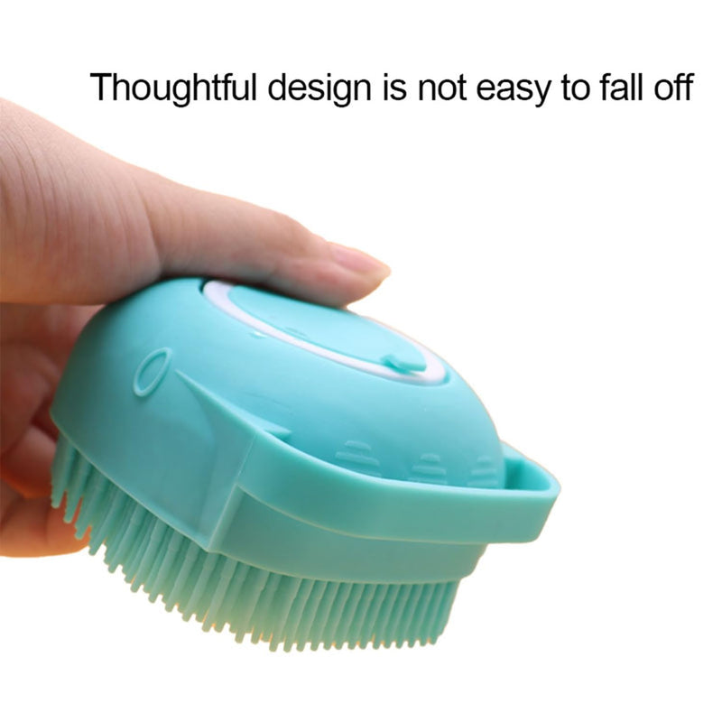 Pets Bath Brush | Scrubber for Bath | Dog Shampoo Brush | Dog Washing/Shower Brush, Suitable for Short/Long Haired Dogs, Dog Brush for Shedding, Bathing, Massaging & Grooming (blue) (blue) Blue - PawsPlanet Australia
