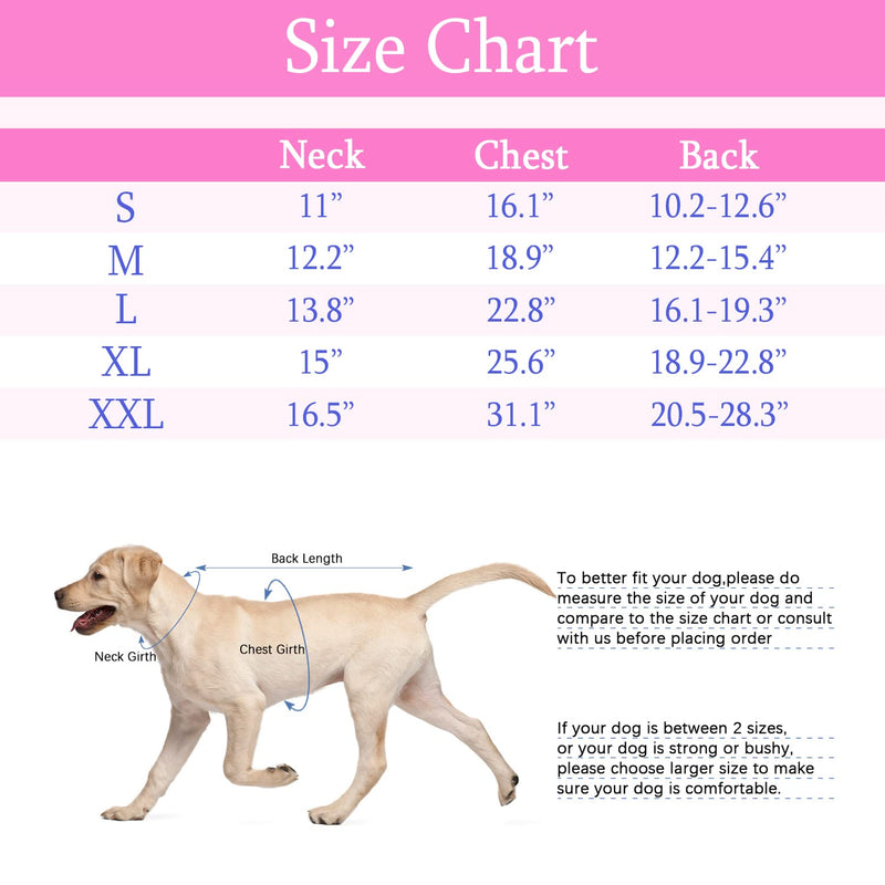 Dog Surgery Recovery Suit, Recovery Shirt for Male Female Dog Cats, Cone E-Collar Alternative Abdominal Wounds Spay Bandages Onesie, Anti-Licking Pet Surgical Recovery Snugly Suit,Pink Medium Pink - PawsPlanet Australia