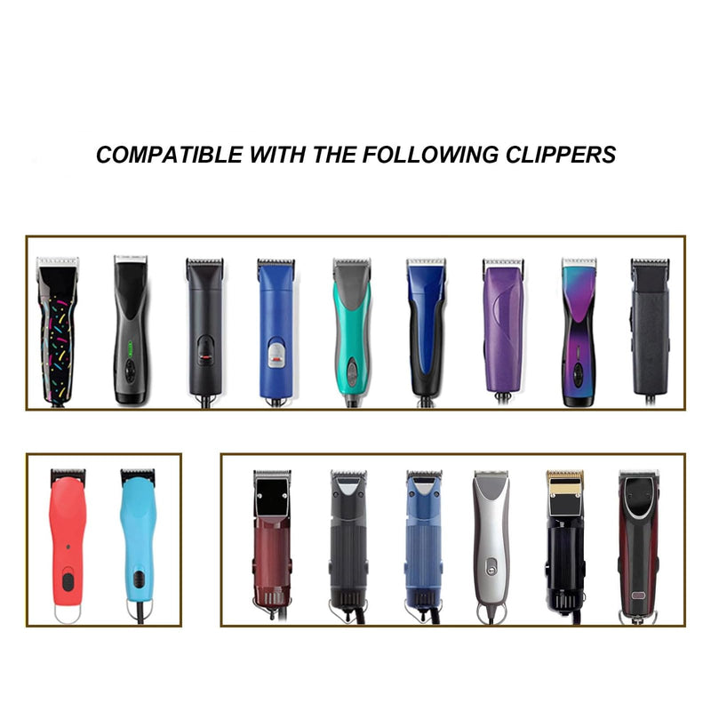 Detachable Pet Dog Grooming Wide Blades-Size 10W Dog Grooming Wide Blade,Compatible with Most Andis,Oster A5,Wahl km10 Clippers -Black