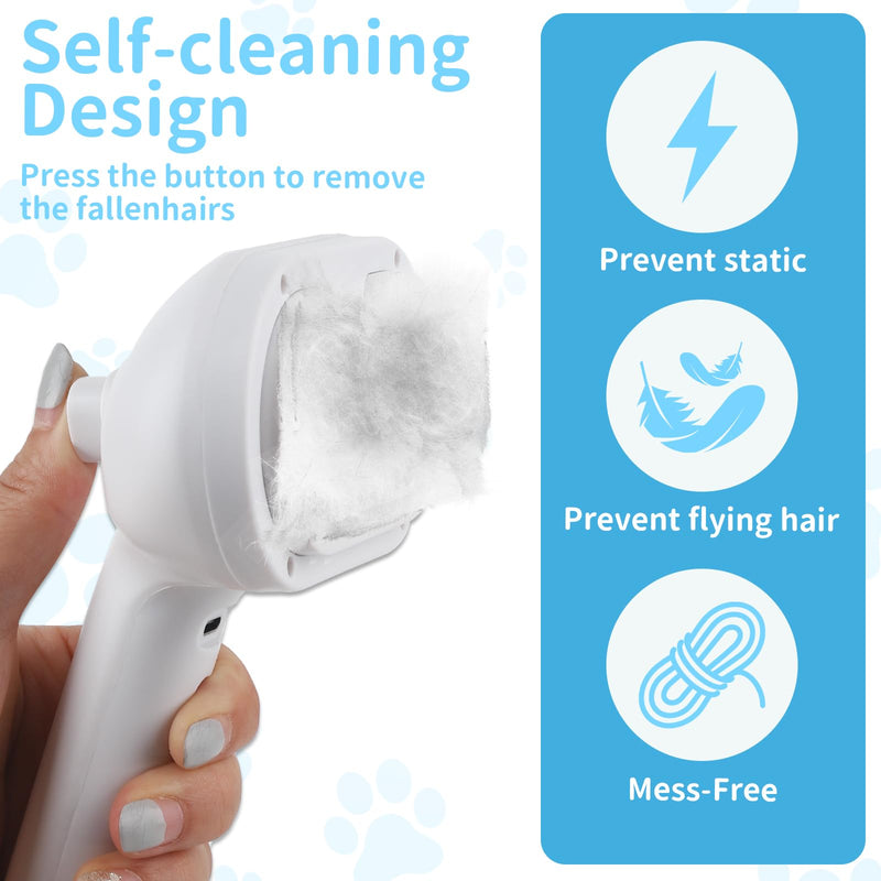 Dog Brush for Shedding, Cat Brushes for Indoor Cats, Cat Brush for Shedding - Pet Grooming Supplies with Steam, Hair Removal Comb Spray for Long-Haired Cats and Dogs (Waterless Shampoo) Waterless Shampoo - PawsPlanet Australia