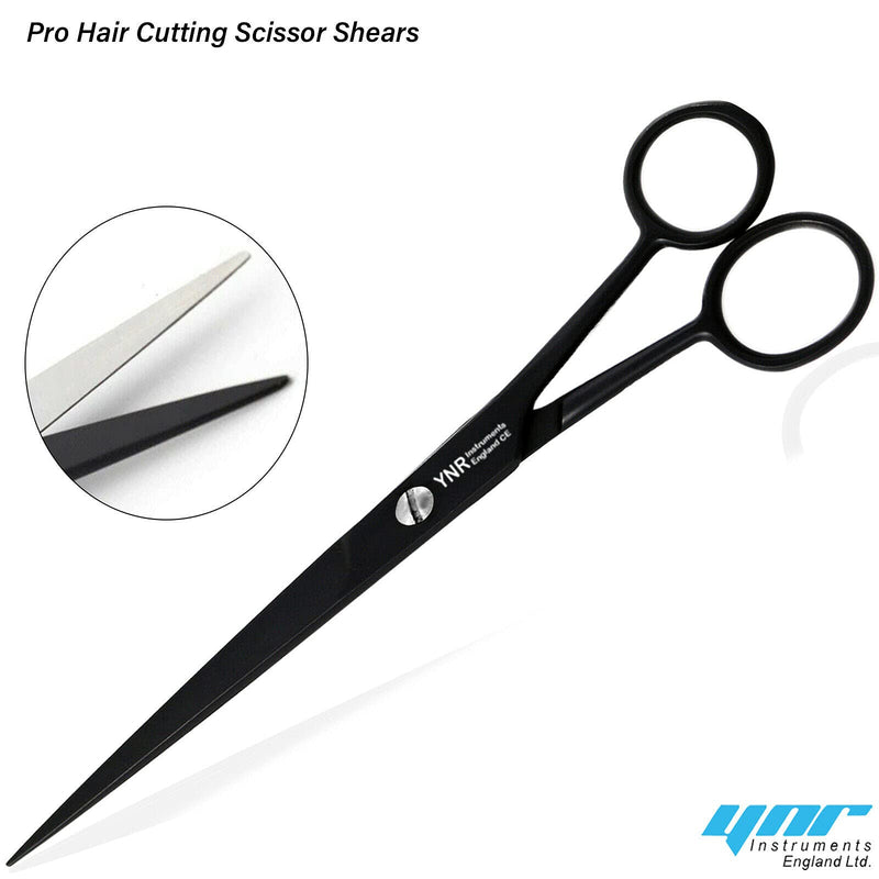 Pet Grooming Scissors, Scissors for Pets, Pet Grooming Tools, Scissor Guard, Cat and Dog Hair Cutting Scissors, Stainless Steel, Professional Shears, Pet Hair Removal (Black) - PawsPlanet Australia
