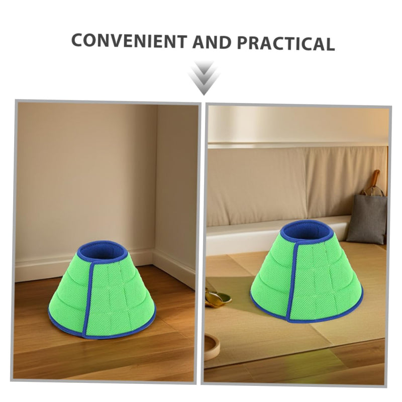 TOYANDONA Protective Collar for Pets Adjustable Care Collar Made of Lightweight Material for Recovery and Wound Protection for Cats and Dogs