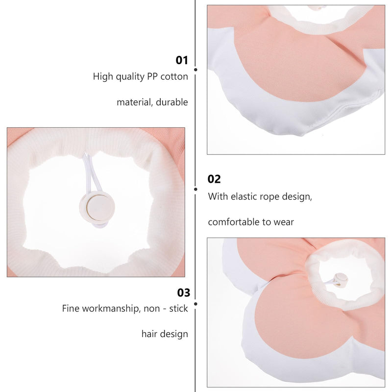 NUOBESTY Pet Recovery Collar, Flower Shape, Made of PP Cotton, Breathable Anti-Leak Collar for Cats After Surgery, Protective Collar for Small Cats 1-13 kg
