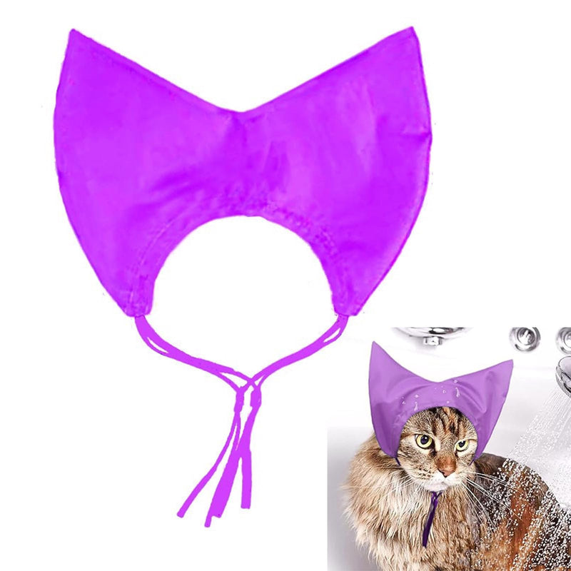 Waterproof Swim Caps for Cats in Various Sizes, Comfortable Pet Ear Protection Shower Hat for Home and Pet Salon
