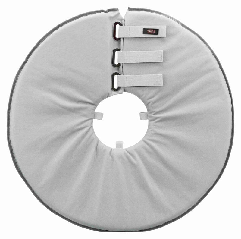 TRIXIE Protective Collar, Large, 46-49 cm/24 cm, Grey gray Large (Pack of 1)