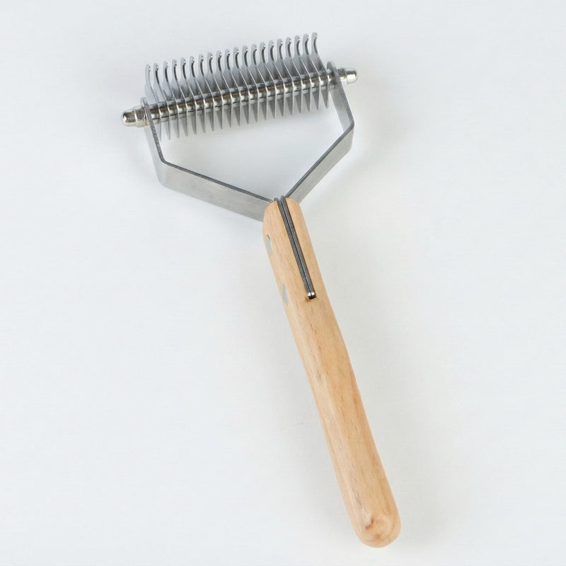 Professional Dematting Comb for Pets | Non-Slip Handle, Suitable for Medium and Large Dogs