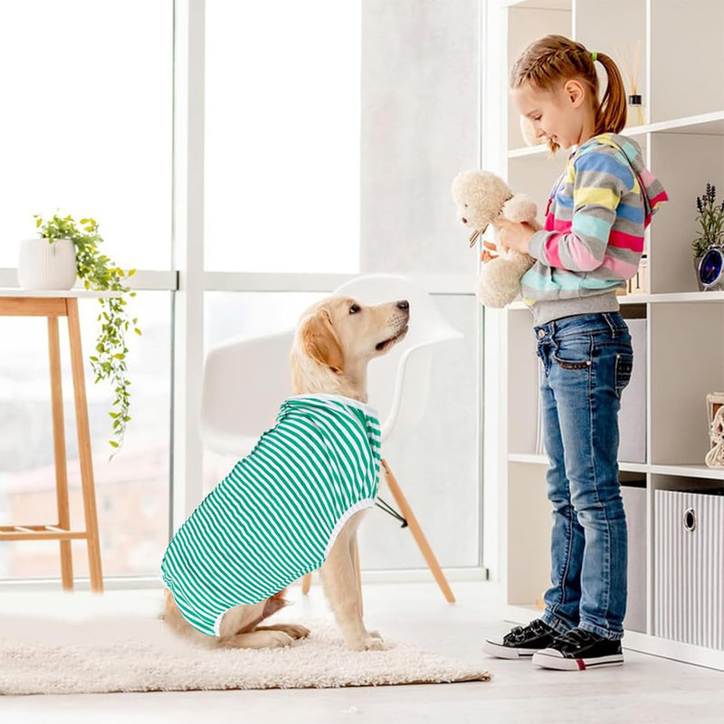 Dog Bodysuit After Surgery Castration Wound Protection Suits for Dogs, Dog Onesie, Breathable, Anti-Licking, Wound Protection, Professional Pet Recovery Suit Dog Medical Shirt