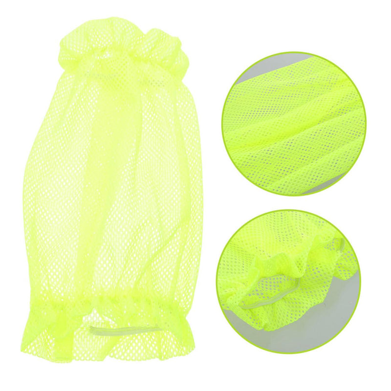 Toyvian Breathable Dog Ear Protection for Long Ears Ear Bandage for Hematomas Breathable Ear Cover for Pets Mesh Head Cover for Dogs Insect Protection for Pet Supplies Yellow