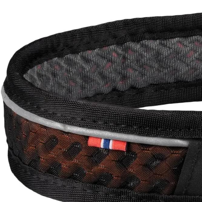 Non-stop dogwear Rock Collar 3.0 Orange 157 Collar with Pull Stop, Comfortable, Size: 60