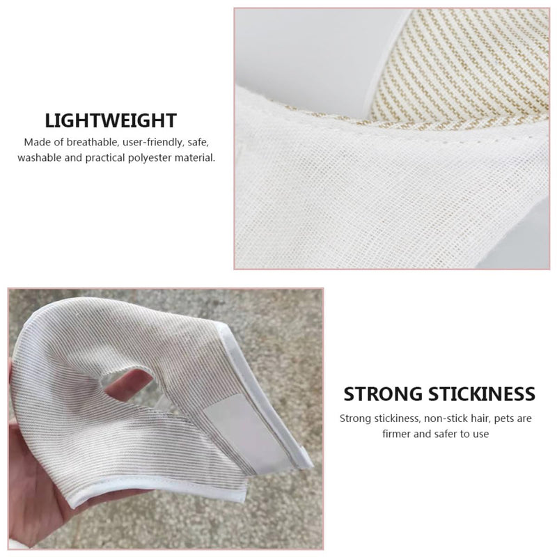 Cabilock Breathable Polyester Cat Head Protector with Transparent Eye Protection for Cats and Kittens. Practical muzzle to prevent biting during washing and injections.