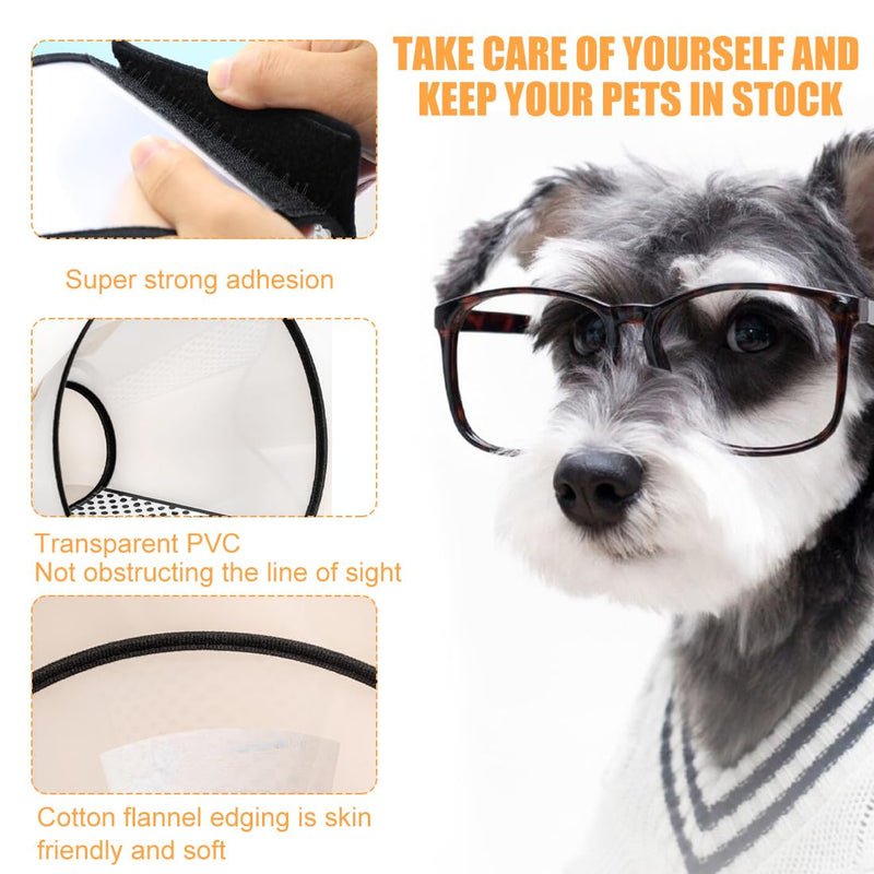 1 Collar for Pets Plastic Elizabethan Plastic Elizabethan Collar Soft Cat Protective Collar Lightweight Elizabethan Collar for Kittens Puppies XS (18-22 cm) White