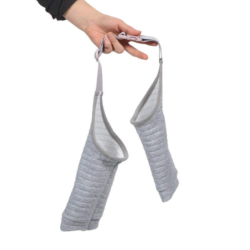 TEHAUX Atmungsaktive Wundmanschette für Hunde Vorder und Hinterbeine aus Elastischem Polyester in Grau XL für Sicheren Wundschutz und Bewegungsfreiheit