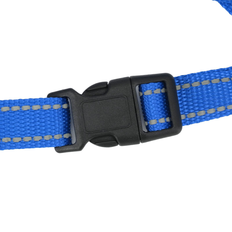 Pet Headcollar Stops Pets from Pulling, Dog Head Collar Dog Head Halter with Safety Strap for Outdoor Walk Headcollars Collars (L) L Blue