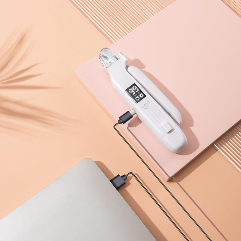 Pet Nail Grinder for Dogs and Cats - 2in1 Dog&Cat Nail Trimmers Super Quiet and Low Vibration Electric Dog Nail Grinder- LED Display Dog Nail Clippers for Large Medium Small Dogs Cats Dog Nail File A - PawsPlanet Australia