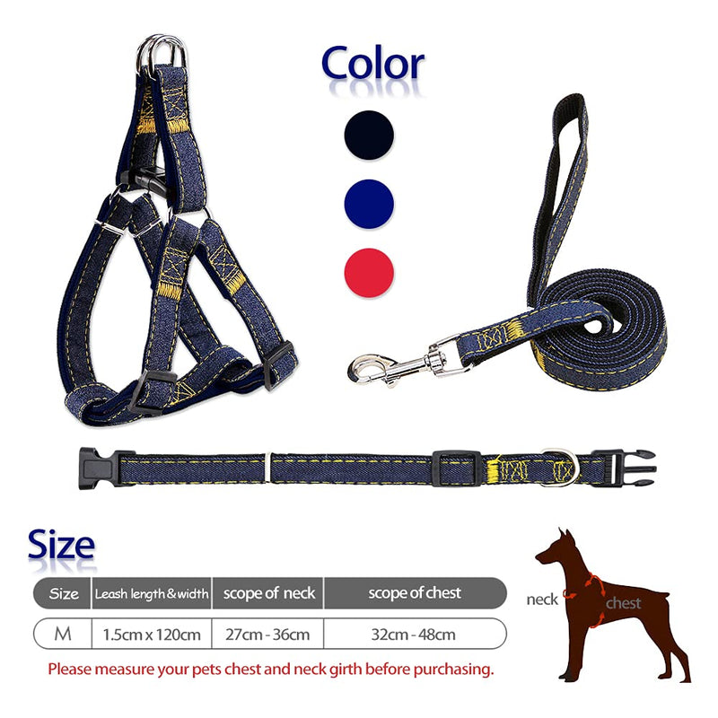 3 Pack Adjustable Cat Harness with Leash Collar Set，Escape Proof Kitten Walking Jacket，Soft Breathable Pet Vest for Kitten Kitty Cat Puppy Small Dog - PawsPlanet Australia