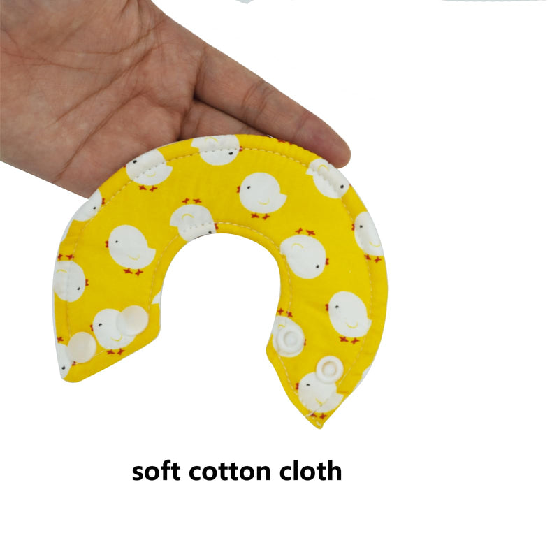 Bird Collars for Monk Parakeets Feather Plucking,Sun Conures Anti-bite Elizabethan Soft Collars,Cockatiels Parrot Recovery Cones Neck Quaker Parrot Feather Protection Collar with Wood Hanger Yellow-B - PawsPlanet Australia