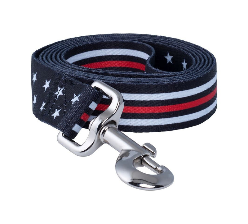 Thin Red Line Dog Leash (Stars) Stars - PawsPlanet Australia