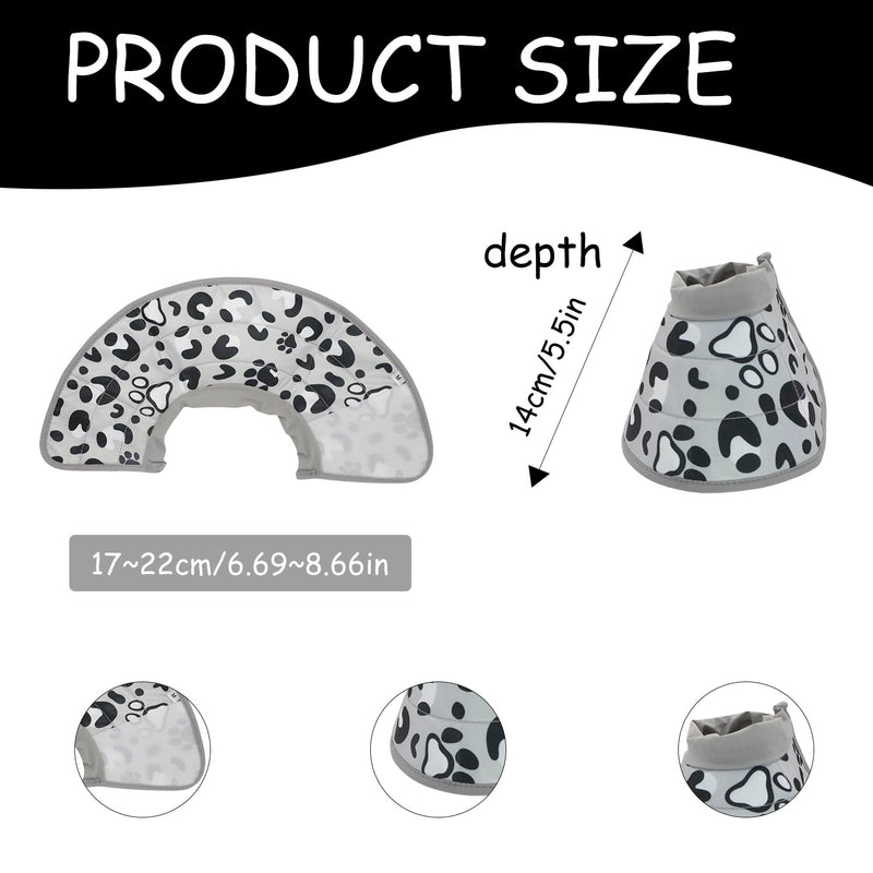 ALLY-MAGIC Cat Collar, Soft, Collars for Cats, Adjustable Collar, Cat Collar, Cat Collar for After Surgery and Injuries, Prevents Licking Wounds E21-CWFHZ