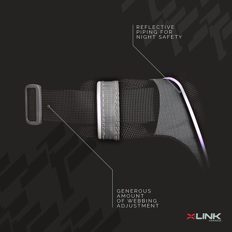 EzyDog X-Link Dog Harness – Reflective and Padded No Pull Dog Harness for Training and Everyday Walks with 2 Leash Attachment Points (X-Large, Olive) X-Large - PawsPlanet Australia