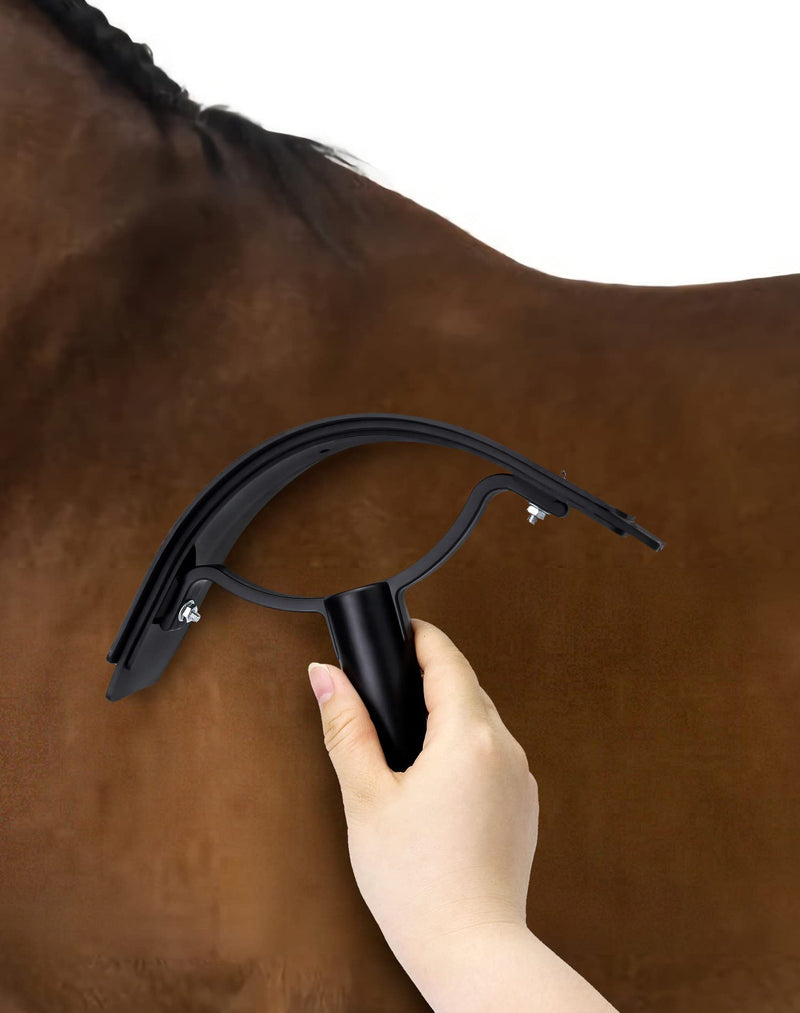 QWORK Sweat Scraper, 2 Pack Horse Supplies Easily Wick Away Water and Sweat Easy to Operate Horse Grooming Supplies - PawsPlanet Australia