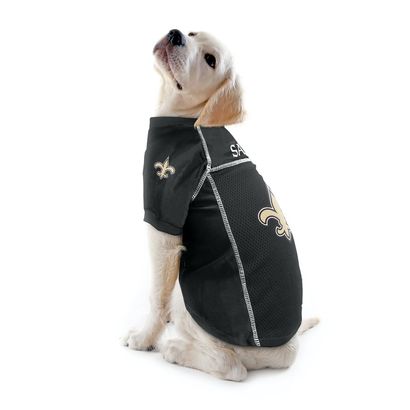Littlearth NFL Seattle Seahawks Basic Pet Jersey, Team Color, X-Small New Orleans Saints XLarge